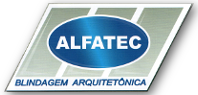 Logo ALFATEC Vidros lindados Portas Blindadas