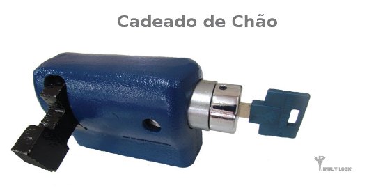 cadeado de Chão