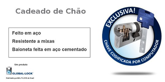 cadeado de Chão
