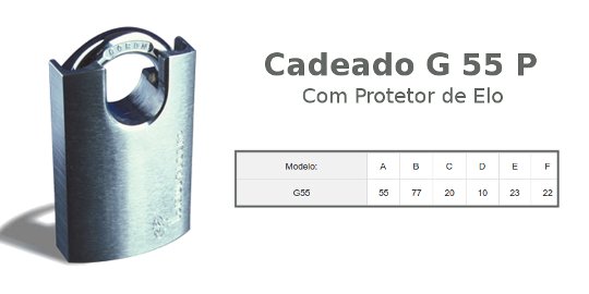 cadeado gp 55